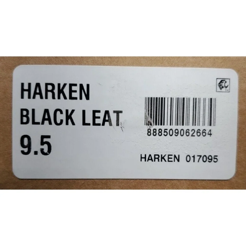 Steve Madden Men's Harken Leather Chukka Boots Size 9.5 M‎ Black EUC w/Box!